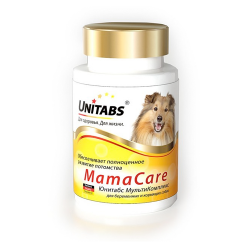 Мультикомплекс для беременных и кормящих собак Unitabs Mama Care Юнитабс Мама Кеа, 100 таблеток