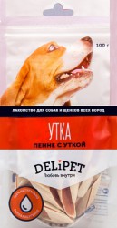 Пенне с уткой для собак Delipet, 100 г