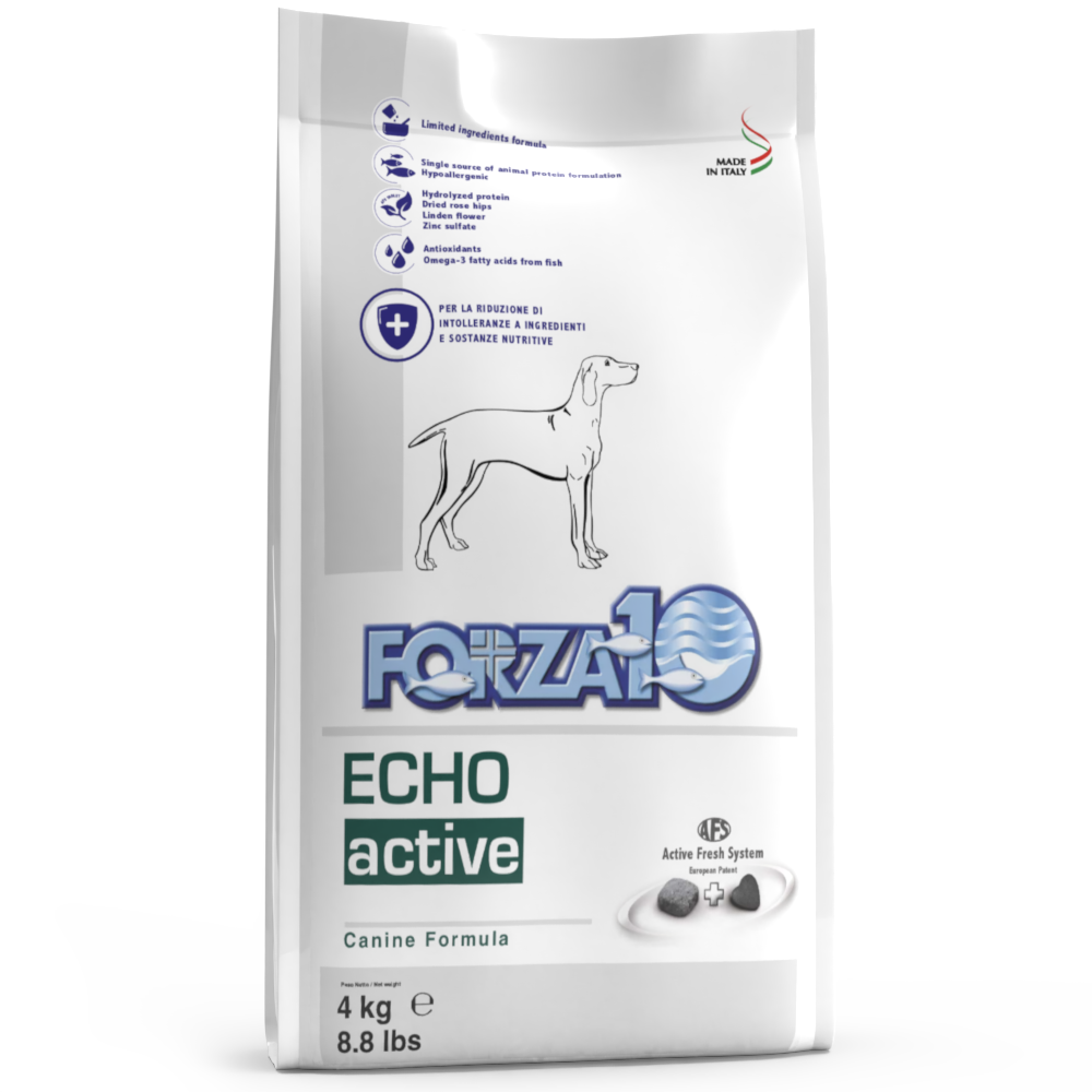 Сухой корм Forza10 Echo Active для собак при заболеваниях ушей