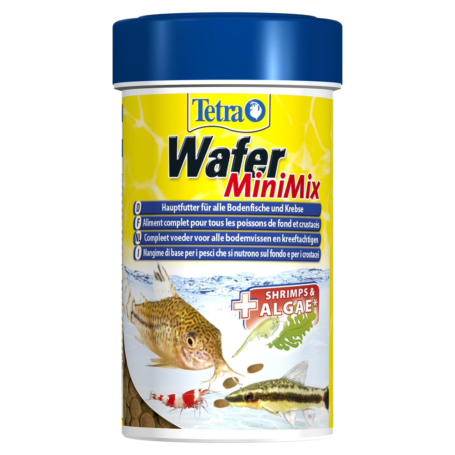 Tetra WaferMix Mini корм в мини-чипсах для всех мелких донных рыб 100 мл