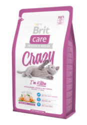 Сухой гипоаллергенный корм для котят Brit Care Cat Crazy I´m Kitten с курицей и рисом