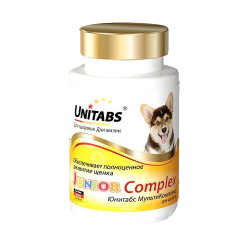 Витамины для щенков Unitabs Junior Complex Юнитабс Джуниор комплекс, 100 таблеток