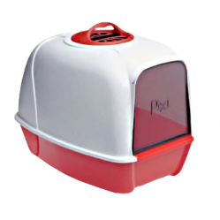 Био-туалет для кошек MPS Pixi, цвет красный