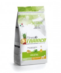 Сухой корм для собак средних и крупных пород Trainer Fitness3 No Grain Medium/Maxi Adult Vegetal вегетарианский, 3 кг