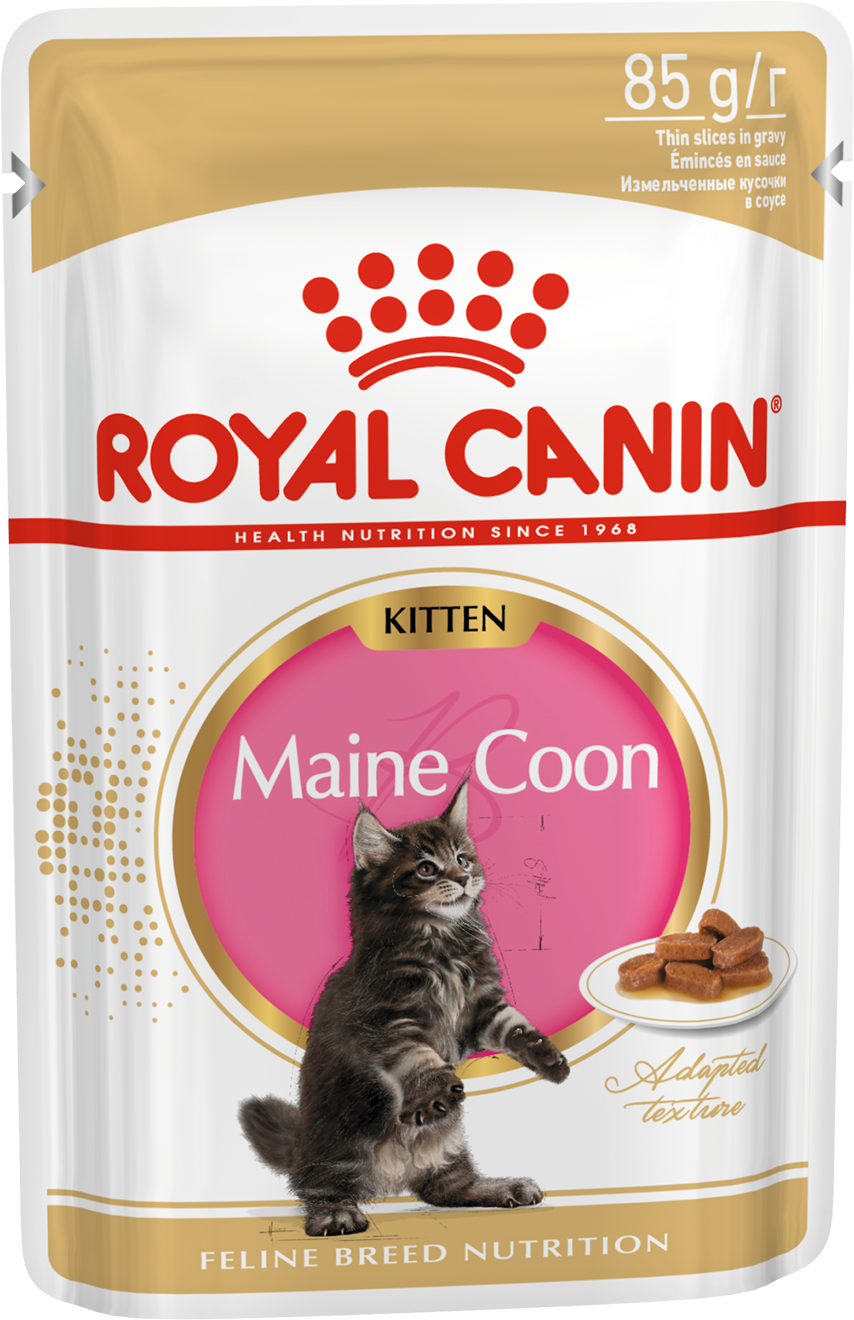 Влажный корм для котят породы Мейн-кун Royal Canin Maine Coon Kitten в соусе, 85 г