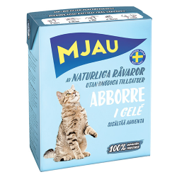 Консервы для кошек Mjau мясные кусочки в желе с окунем, 380 г