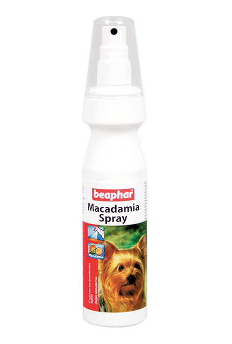 Спрей для длинношерстных собак Beaphar Macadamia Spray для поврежденной шерсти, 150 мл