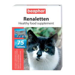 Кормовая добавка для кошек Deaphar Renaletten с почечными проблемами, 75 таблеток