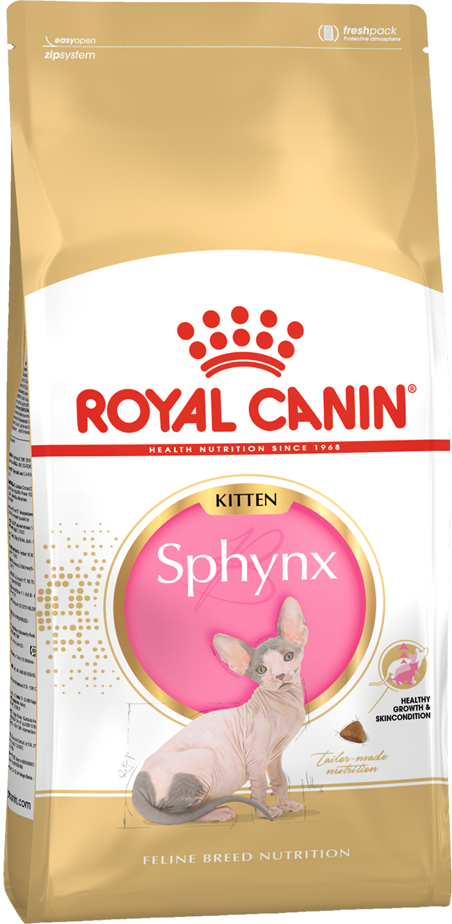 Сухой корм для котят породы сфинкс Royal Canin Sphynx Kitten 