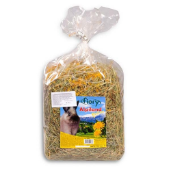Сено для грызунов Fiory Alpiland Yellow Альпийское с одуванчиком, 0,5 кг