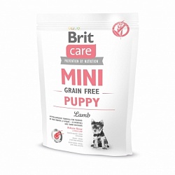 Brit Care Mini Grain Free Puppy беззерновой корм с ягненком для щенков миниатюрных пород