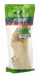 Нога говяжья резаная для собак Titbit мягкая упаковка ± 312 г