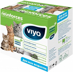 Пребиотический напиток для кошек всех возрастов Viyo Reinforces All Ages Cat, 7х30 мл
