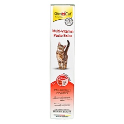 Витаминная паста для кошек GimCat «Мультивитамин Экстра» 12 витаминов, омега-3 и -6