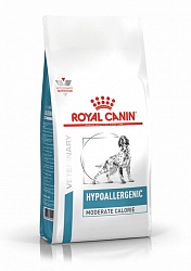 Сухой корм для собак пожилых, кастрированных, стерилизованных Royal Canin Hypoallergenic Moderate Calorie с пищевой аллергией