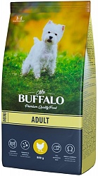 Сухой корм Mr. Buffalo для взрослых собак мелких пород, с курицей