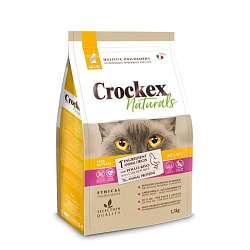 Сухой корм Crockex Naturals для кошек, курица с рисом