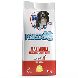 Сухой корм Forza10 Maintenance Adult для собак крупных пород, оленина с картофелем 15 кг