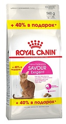 Сухой корм для кошек привередлевых ко вкусу продукта Royal Canin Savour Exigent 
