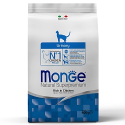 Сухой корм для кошек Monge Urinary Cat для профилактики МКБ