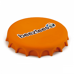 Игрушка для собак Beeztees "Фрисби-крышка от бутылки", оранжевая 24 см