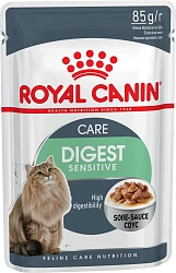 Влажный корм для кошек (пауч) Royal Canin Digestive, при чувствительном пищеварении в соусе , упаковка 28 шт * 85 г