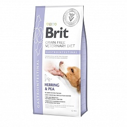 Сухой беззерновой корм для собак Brit Veterinary Diet Dog Grain Free Gastrointestinal при острых и хронических гастроэнтеритах