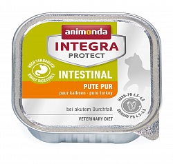 Влажный корм для кошек Animonda Integra Protect Cat Intestinal при нарушениях пищеварения, с индейкой 100 г х 16 шт.