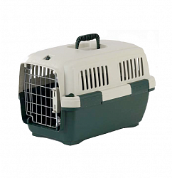 Контейнер-переноска для собак и кошек Marchioro Cayman 1 зелёно-бежевая, 50х33х32 см