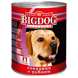 Консервы для собак Зоогурман "Big Dog" Говядина с рубцом, 0,85 кг