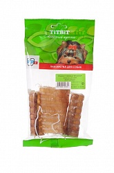 Трахея говяжья резаная для собак Titbit мягкая упаковка ±70 г