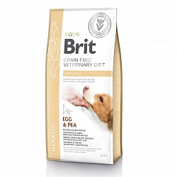 Сухой беззерновой корм для собак Brit Veterinary Diet Dog Grain Free Hepatic при печёночной недостаточности