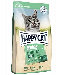 Сухой корм для кошек Happy Cat Minkas Perfect Mix птица, рыба и ягненком