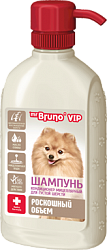 Мицеллярный шампунь-кондиционер для собак Mr. Bruno Vip "Роскошный объем" для густой шерсти, 200 мл