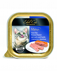 Консервы для кошек Edel Cat Нежный паштет лосось и форель 0,1 кг