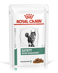 Влажный корм для кошек Royal Canin Satiety Weight Management SAT34 контроль избыточного веса, 85 г