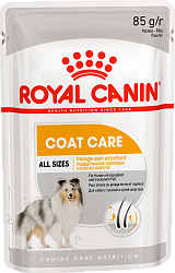 Влажный корм для собак Royal Canin Coat Beauty Pouch Loaf при тусклой и сухой шерсти, в паштете 85 г
