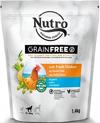 Сухой корм для щенков Nutro Grain Free беззерновой, с курицей и экстрактом розмарина