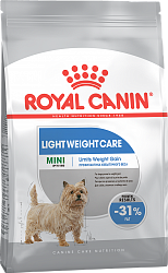 Сухой корм для собак склонных к ожирению Royal Canin Mini Light Weight Care