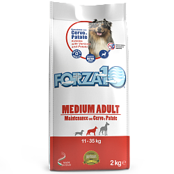 Сухой корм Forza10 Maintenance Adult для собак средних пород, оленина с картофелем