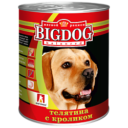Консервы для собак Зоогурман "Big Dog" Телятина с кроликом, 0,85 кг