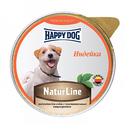 Консервы для собак Happy Dog Natur Line Индейка паштет 125 г