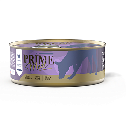 Консервы для собак Prime Meat Курица со скумбрией в желе, 325 г х 6 шт.