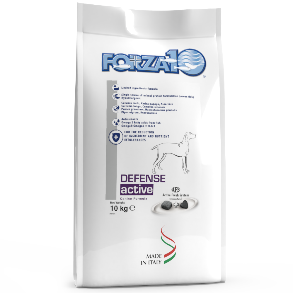 Сухой корм Forza10 Adult Defense Active для собак восстановление иммунной системы, 10 кг