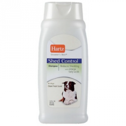 Шампунь для укрепление шерсти (уменьшающий линьку) для собак Hartz GB Shed Control Shampoo, 444 ml