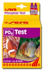 Тест для определения концентрации фосфатов в аквариумной воде Sera PO4-Test, 2 шт. по 15 мл