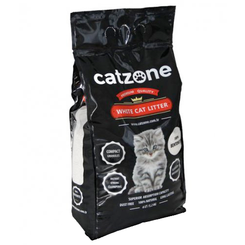 Комкующийся наполнитель для кошачьего туалета Catzone Compact Granules натуральный 