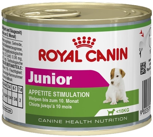Консервы для щенков до 10 месяцев Royal Canin Junior Mousse, 195 г