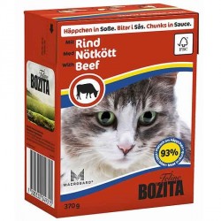 Консервы для кошек Bozita кусочки в соусе с говядиной 370 г