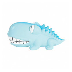 Игрушка для собак Zolux Крокодил из латекса, голубой 18 см